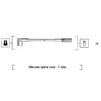 Kit de câbles d'allumage MAGNETI MARELLI 941095720610