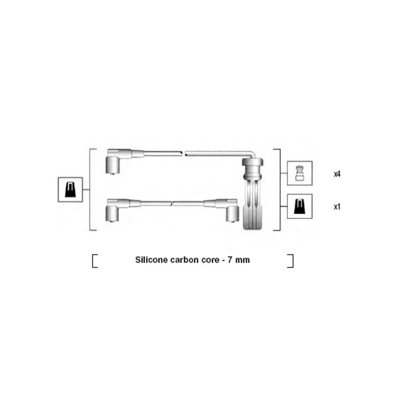 Kit de câbles d'allumage MAGNETI MARELLI 941215190803