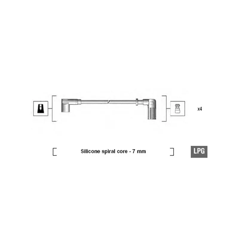 Kit de câbles d'allumage MAGNETI MARELLI 941095680607