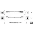 Kit de câbles d'allumage MAGNETI MARELLI 941095000580 - Visuel 2