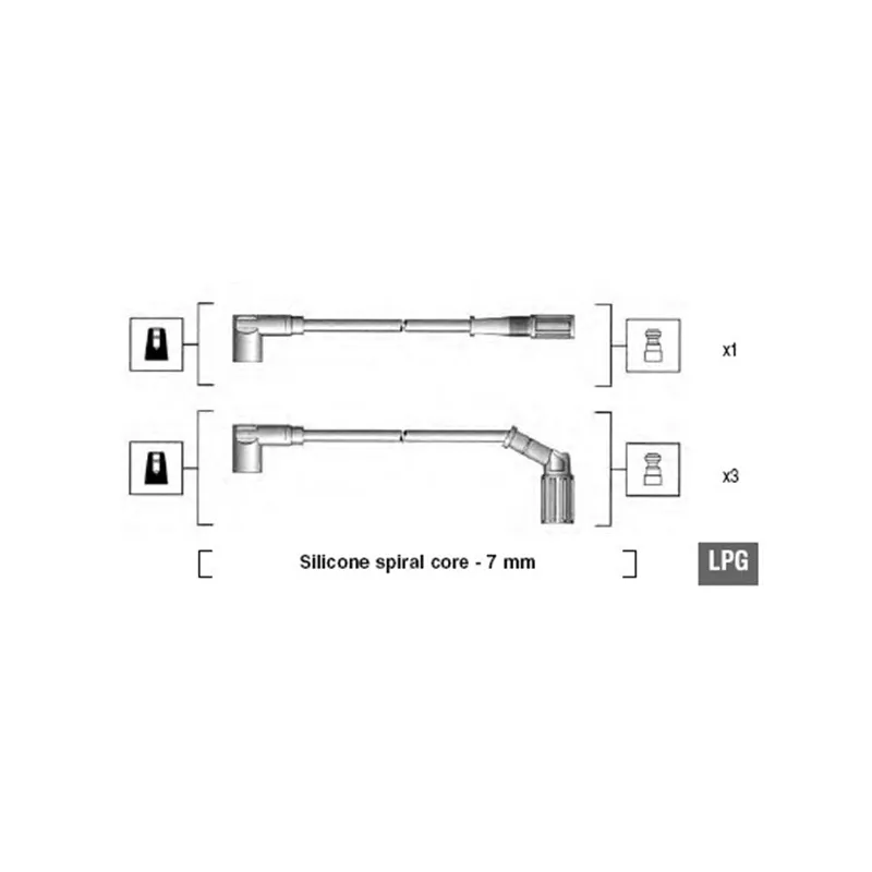 Kit de câbles d'allumage MAGNETI MARELLI 941095940632