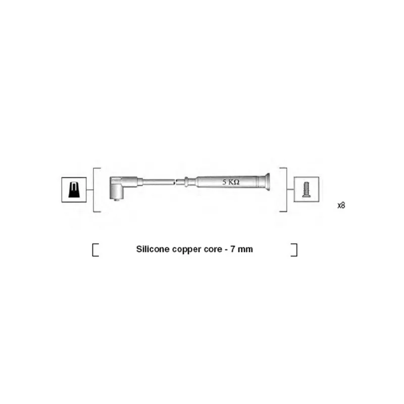 Kit de câbles d'allumage MAGNETI MARELLI 941045270514