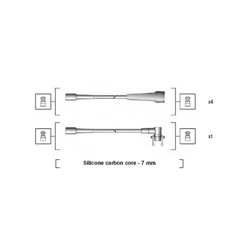 Kit de câbles d'allumage MAGNETI MARELLI 941145190716