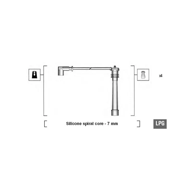 Kit de câbles d'allumage MAGNETI MARELLI 941095910629
