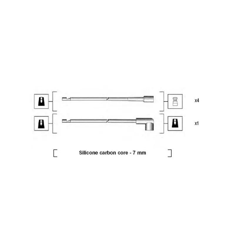 Kit de câbles d'allumage MAGNETI MARELLI 941044110501