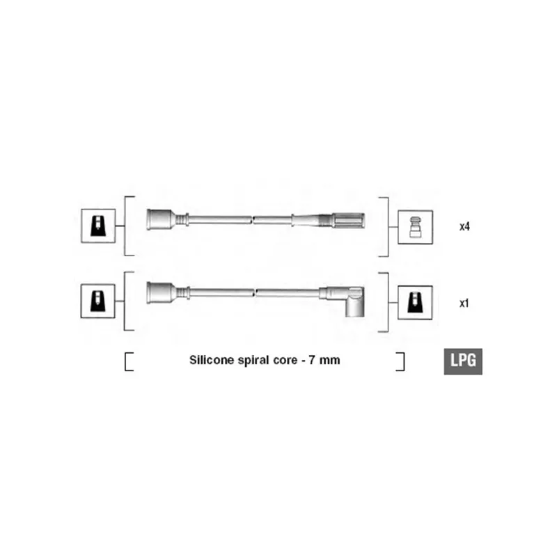 Kit de câbles d'allumage MAGNETI MARELLI 941105260649