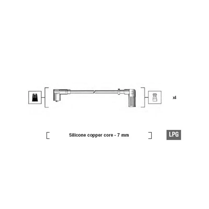 Kit de câbles d'allumage MAGNETI MARELLI 941095870625