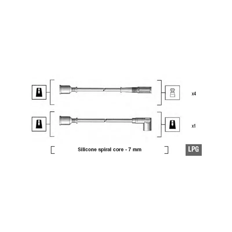 Kit de câbles d'allumage MAGNETI MARELLI 941105080635