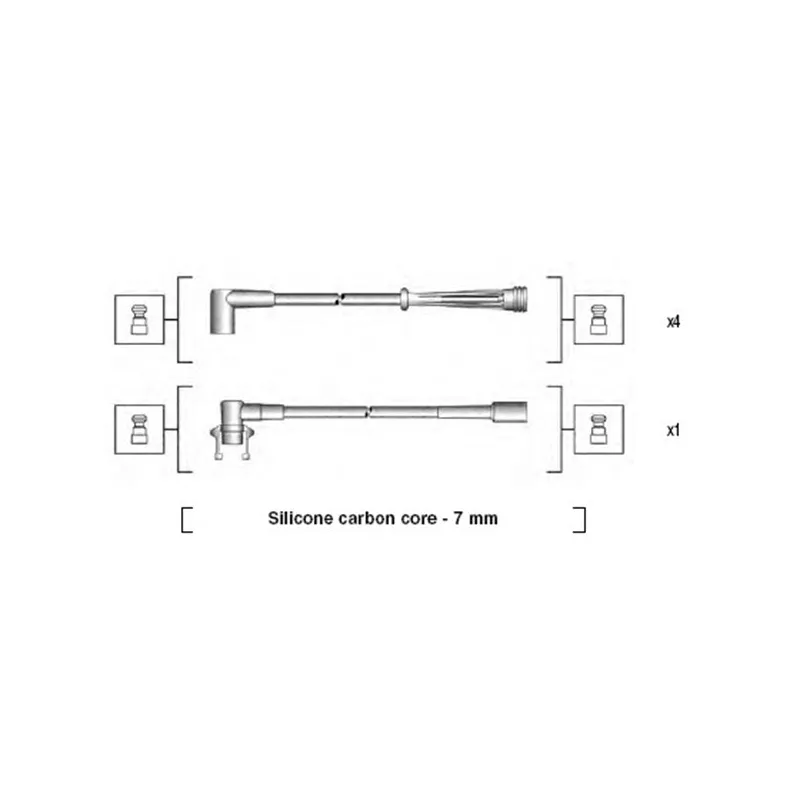 Kit de câbles d'allumage MAGNETI MARELLI 941145170714