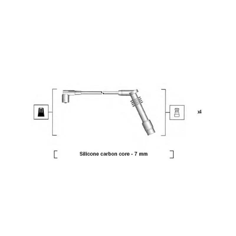 Kit de câbles d'allumage MAGNETI MARELLI 941125360686