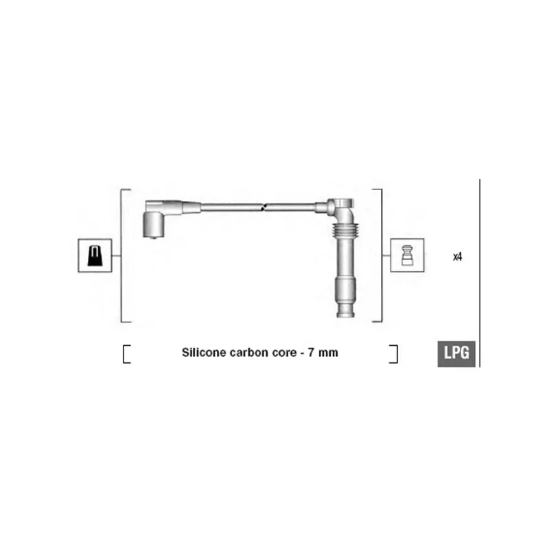 Kit de câbles d'allumage MAGNETI MARELLI 941125320684