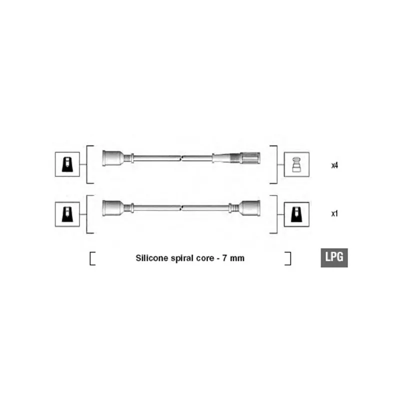 Kit de câbles d'allumage MAGNETI MARELLI 941095330584