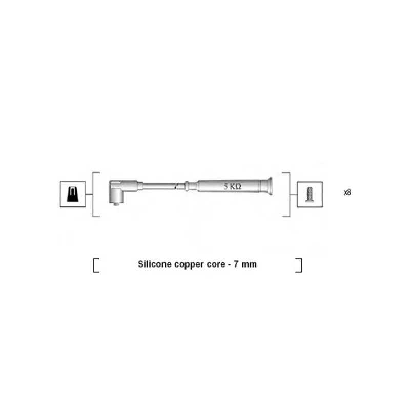 Kit de câbles d'allumage MAGNETI MARELLI 941045340520