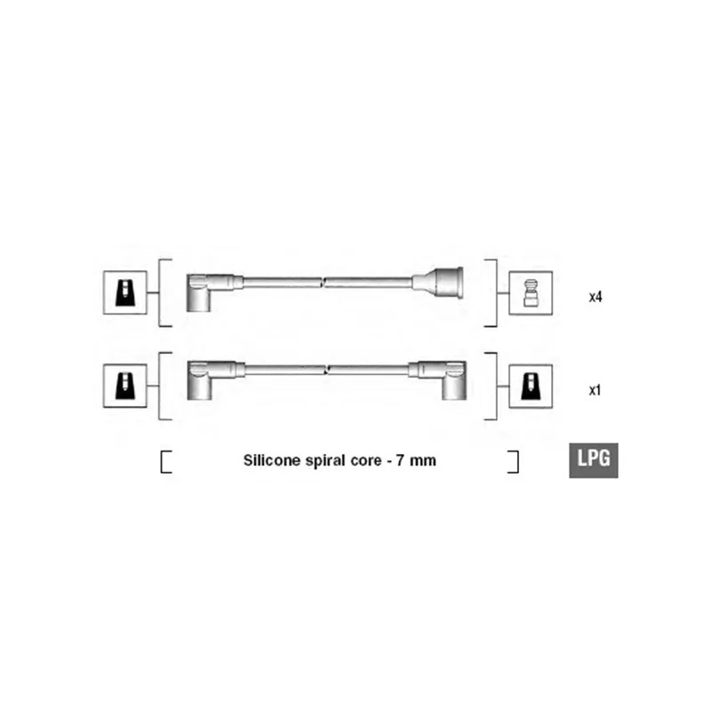 Kit de câbles d'allumage MAGNETI MARELLI 941095410587