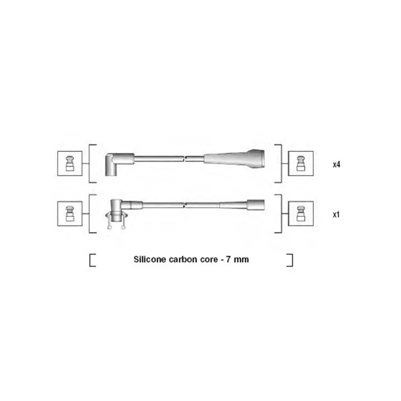 Kit de câbles d'allumage MAGNETI MARELLI 941145200717