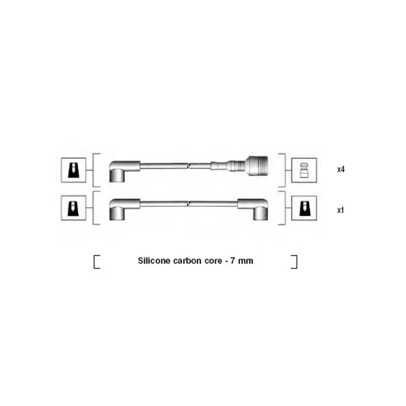 Kit de câbles d'allumage MAGNETI MARELLI 941044060500