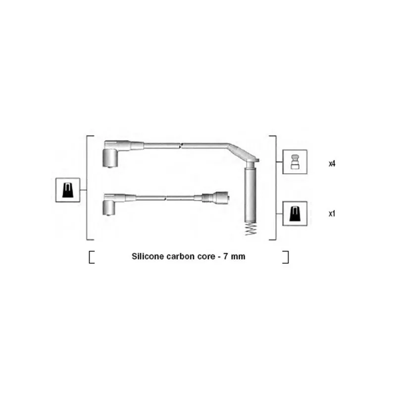 Kit de câbles d'allumage MAGNETI MARELLI 941125150669