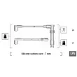 Kit de câbles d'allumage MAGNETI MARELLI 941125290681 - Visuel 2