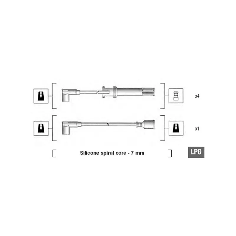 Kit de câbles d'allumage MAGNETI MARELLI 941105200643