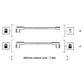 Kit de câbles d'allumage MAGNETI MARELLI 941085120564