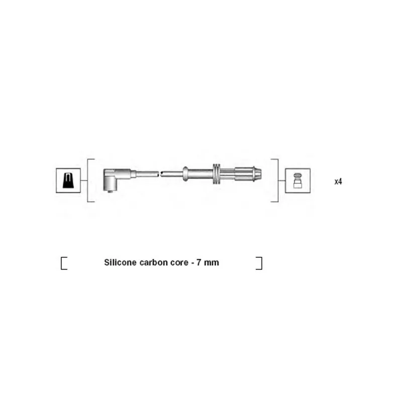 Kit de câbles d'allumage MAGNETI MARELLI 941135200707