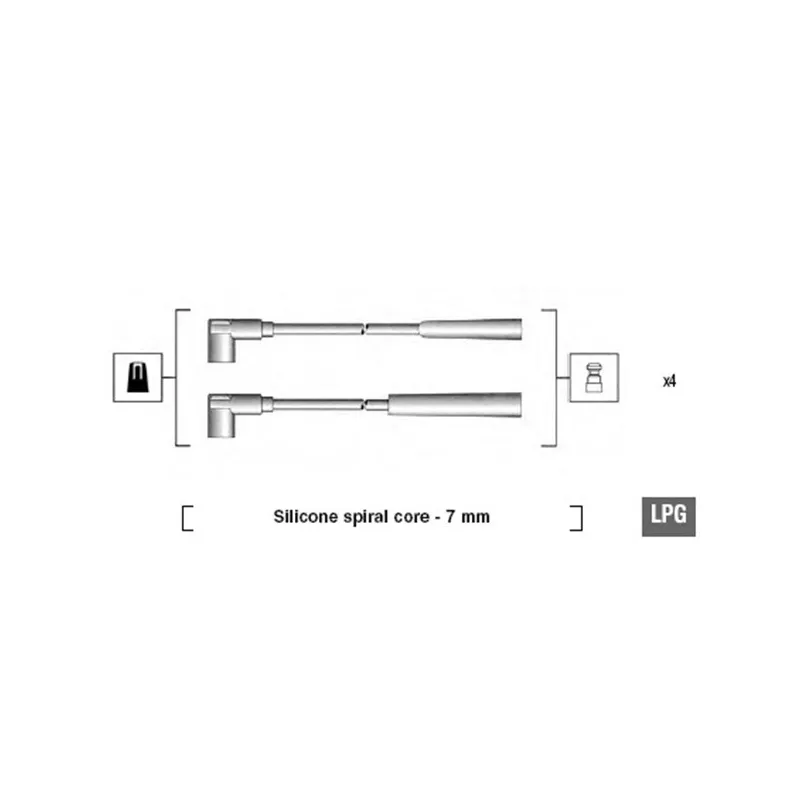 Kit de câbles d'allumage MAGNETI MARELLI 941095100582