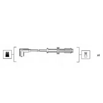 Kit de câbles d'allumage MAGNETI MARELLI 941085130565