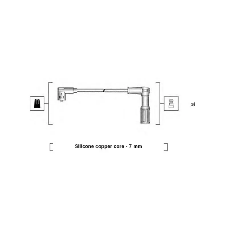 Kit de câbles d'allumage MAGNETI MARELLI 941095760614
