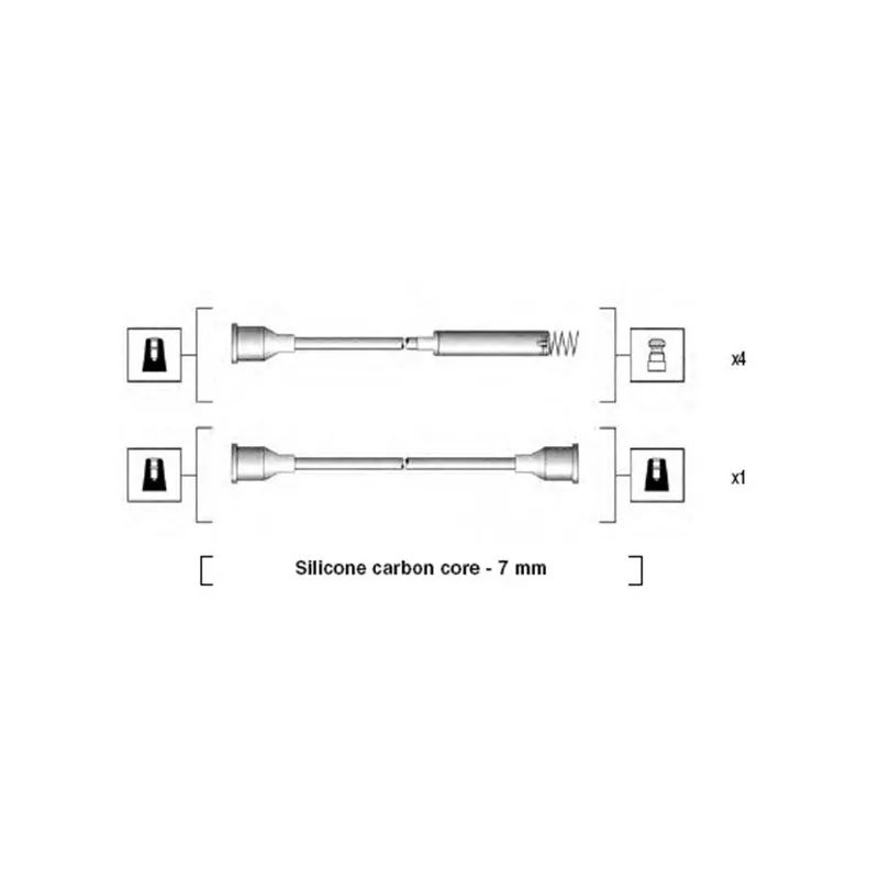 Kit de câbles d'allumage MAGNETI MARELLI 941125240676