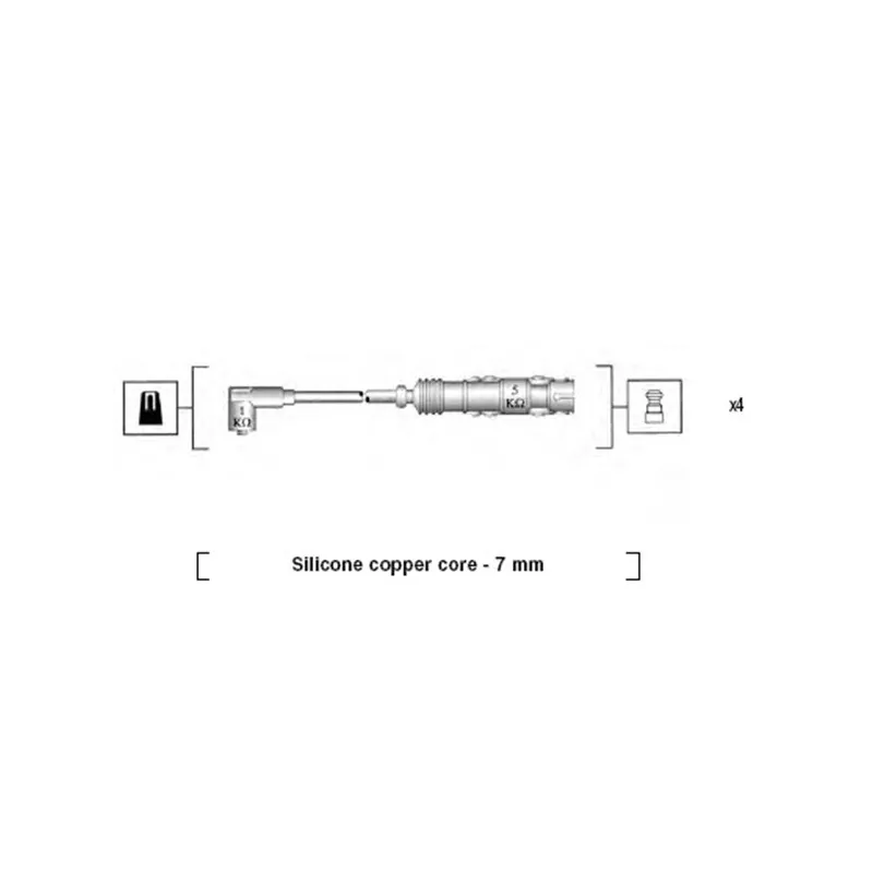 Kit de câbles d'allumage MAGNETI MARELLI 941175240763