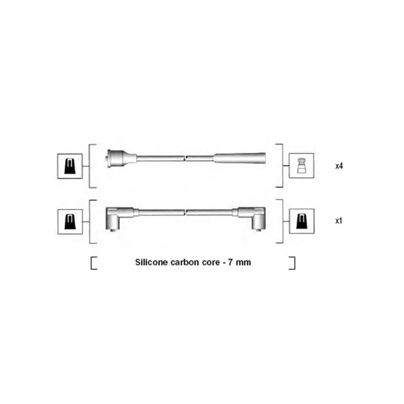 Kit de câbles d'allumage MAGNETI MARELLI 941155110747