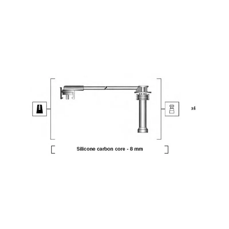 Kit de câbles d'allumage MAGNETI MARELLI 941185280782