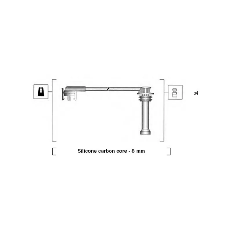 Kit de câbles d'allumage MAGNETI MARELLI 941185200777