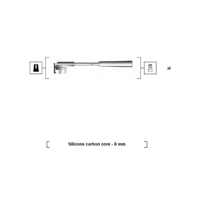 Kit de câbles d'allumage MAGNETI MARELLI 941185140772