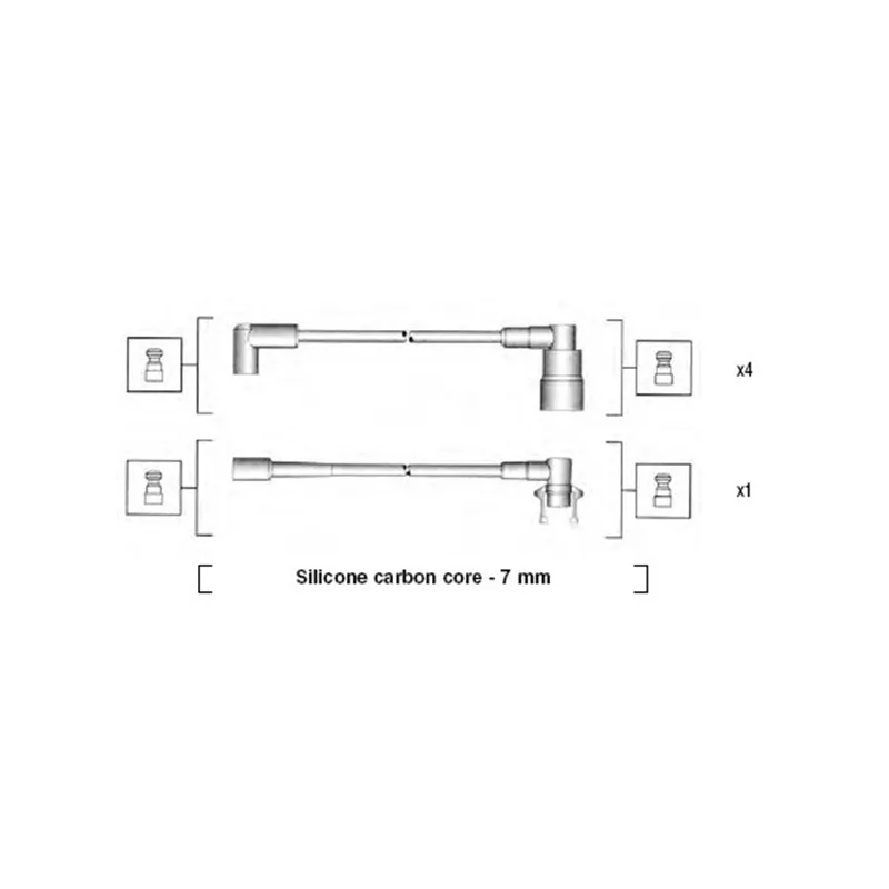 Kit de câbles d'allumage MAGNETI MARELLI 941145410738
