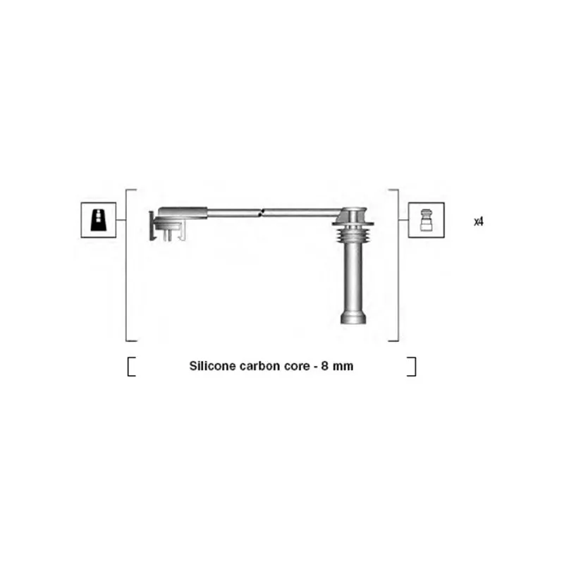 Kit de câbles d'allumage MAGNETI MARELLI 941185150773