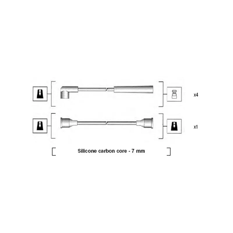 Kit de câbles d'allumage MAGNETI MARELLI 941185010765