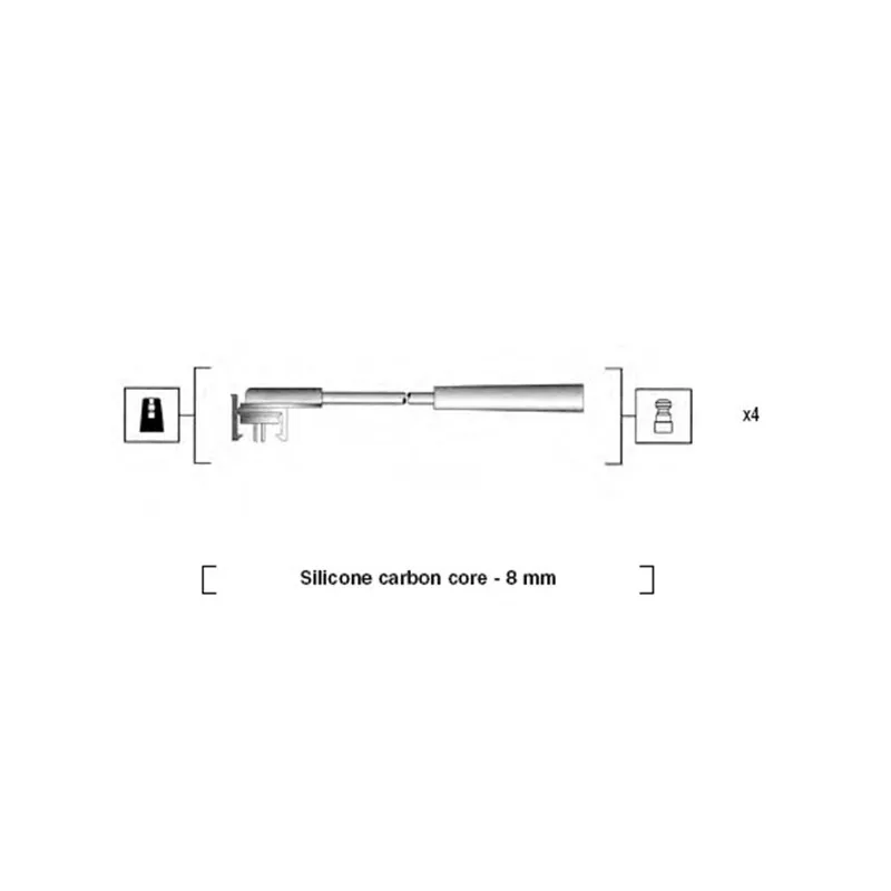 Kit de câbles d'allumage MAGNETI MARELLI 941185160774