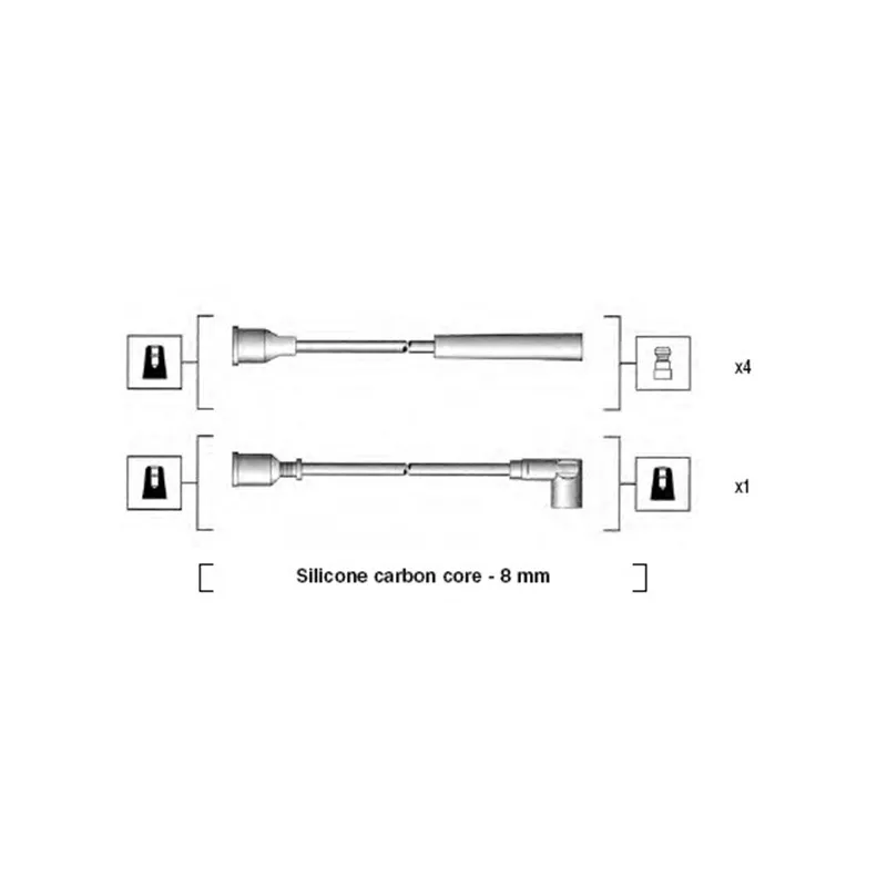 Kit de câbles d'allumage MAGNETI MARELLI 941185050766