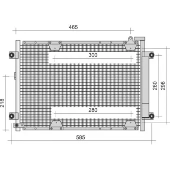 Condenseur, climatisation MAGNETI MARELLI 350203353000