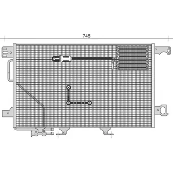 Condenseur, climatisation MAGNETI MARELLI 350203349000