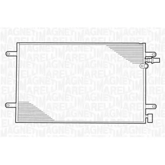 Condenseur, climatisation MAGNETI MARELLI 350203229000