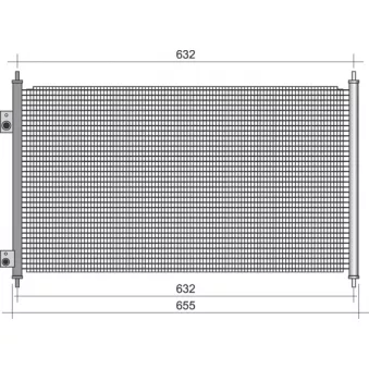 Condenseur, climatisation MAGNETI MARELLI 350203386000