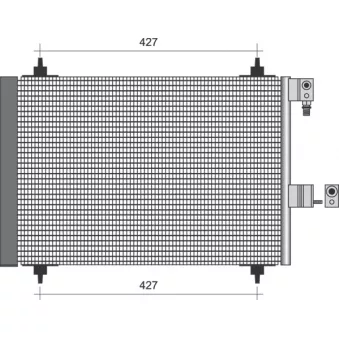 Condenseur, climatisation MAGNETI MARELLI 350203365000