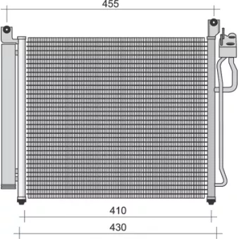Condenseur, climatisation MAGNETI MARELLI 350203252000