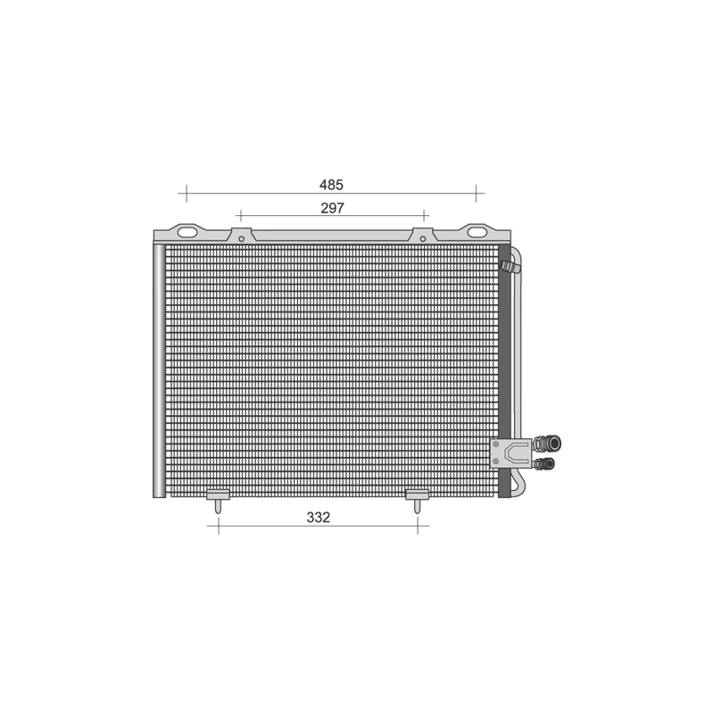 Condenseur, climatisation MAGNETI MARELLI 350203394000