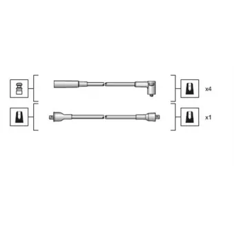 Kit de câbles d'allumage MAGNETI MARELLI 941318111023