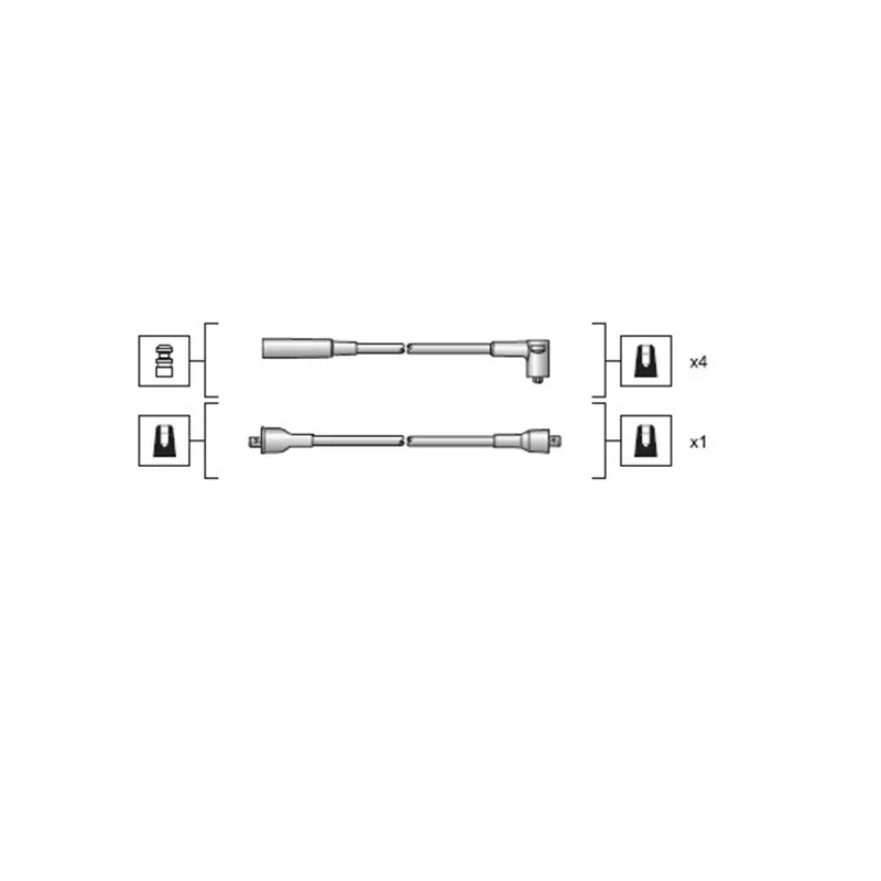 Kit de câbles d'allumage MAGNETI MARELLI 941318111023