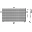 Condenseur, climatisation MAGNETI MARELLI 350203266000 - Visuel 2