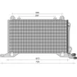 Condenseur, climatisation MAGNETI MARELLI 350203393000 - Visuel 1